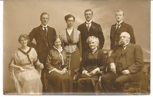 Familiefoto gammalt
