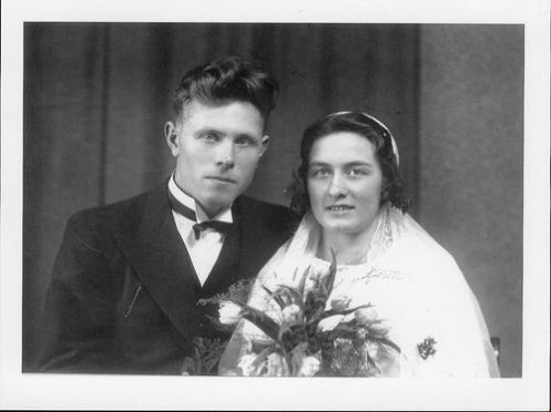 brudebilde farmor og farfar