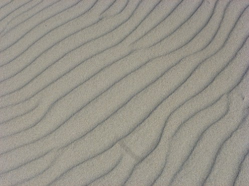 bølgjespor i sanden