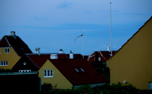 Skagen, gule husmøner