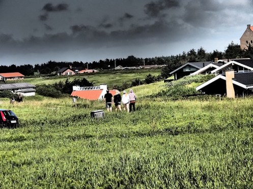 ungdomane på veg til Hjørring. jpg