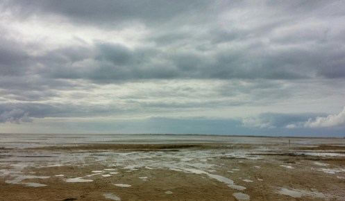 fjøre sjø ved Rømø