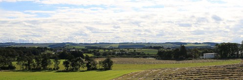 landskap med vindmøller