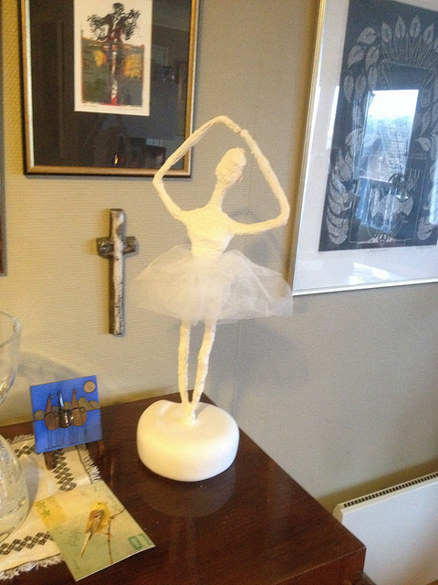 ballerina på plass